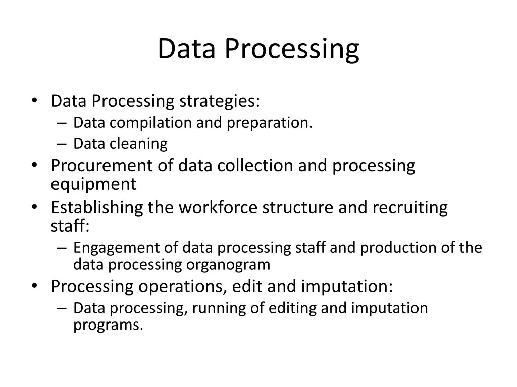data processing