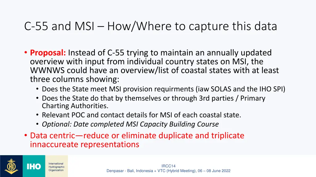 c 55 and msi how where to capture this data 2