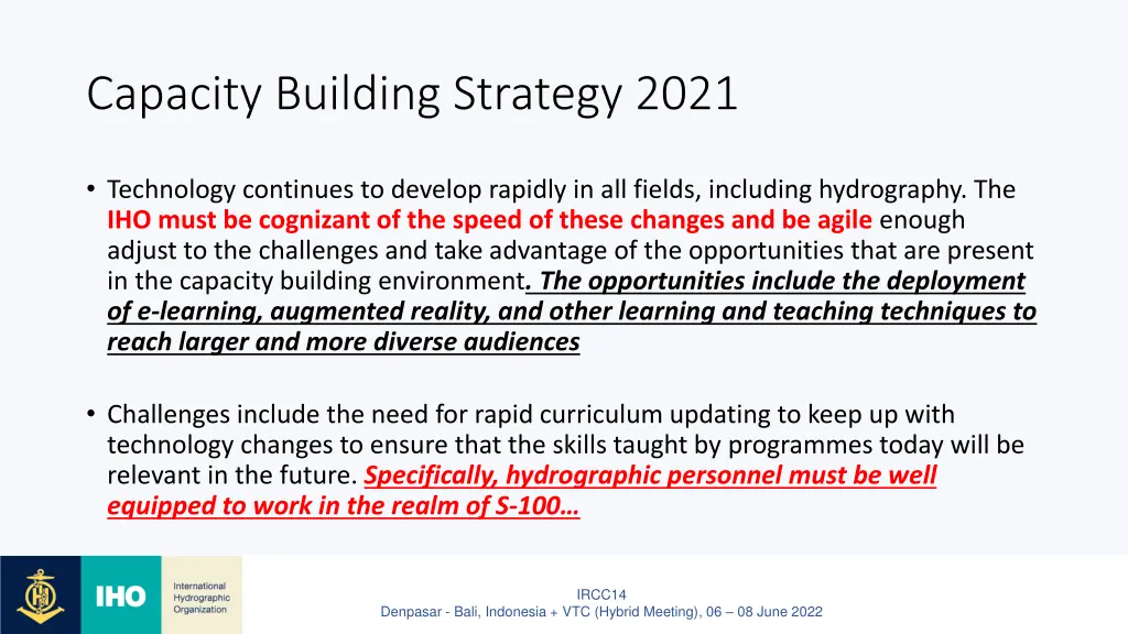 capacity building strategy 2021