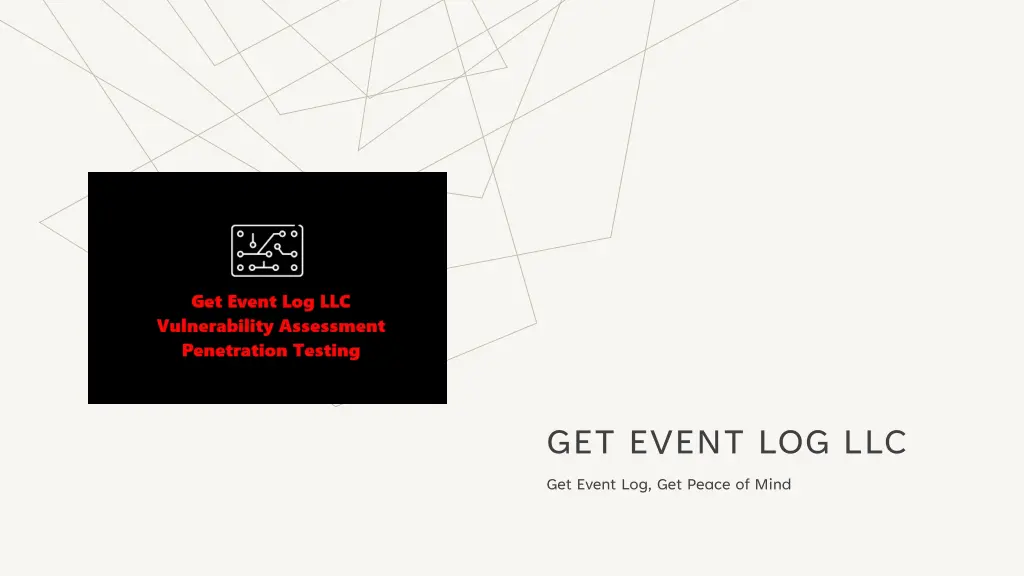 get event log llc