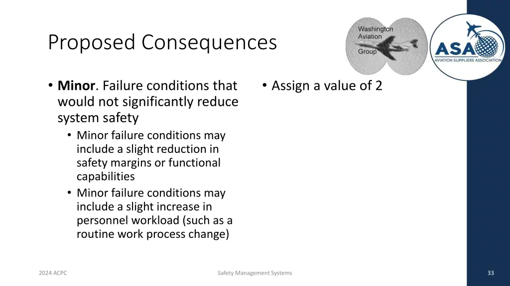 proposed consequences 1