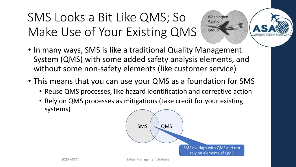 sms looks a bit like qms so make use of your