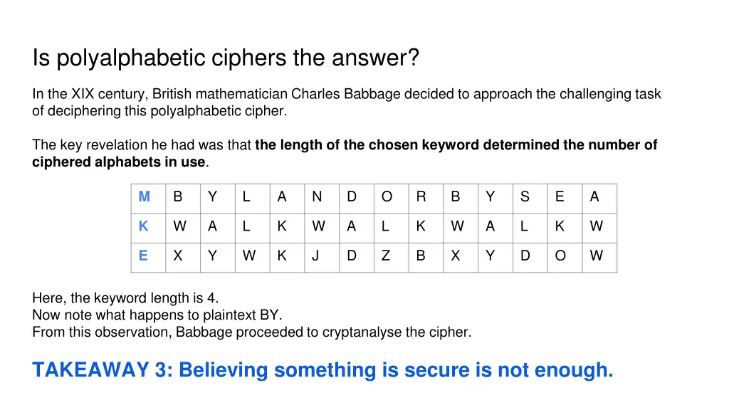 is polyalphabetic ciphers the answer