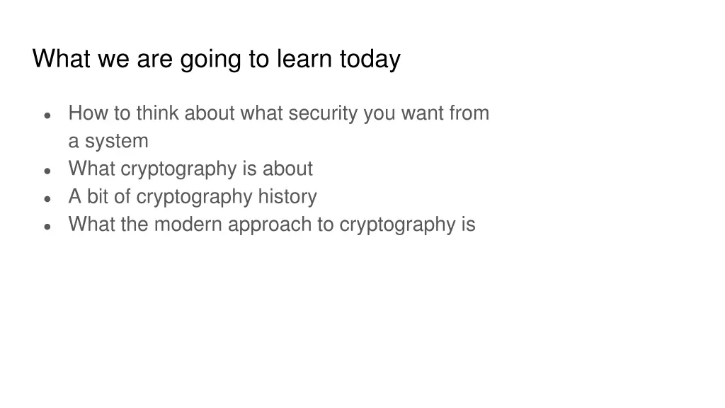 what we are going to learn today