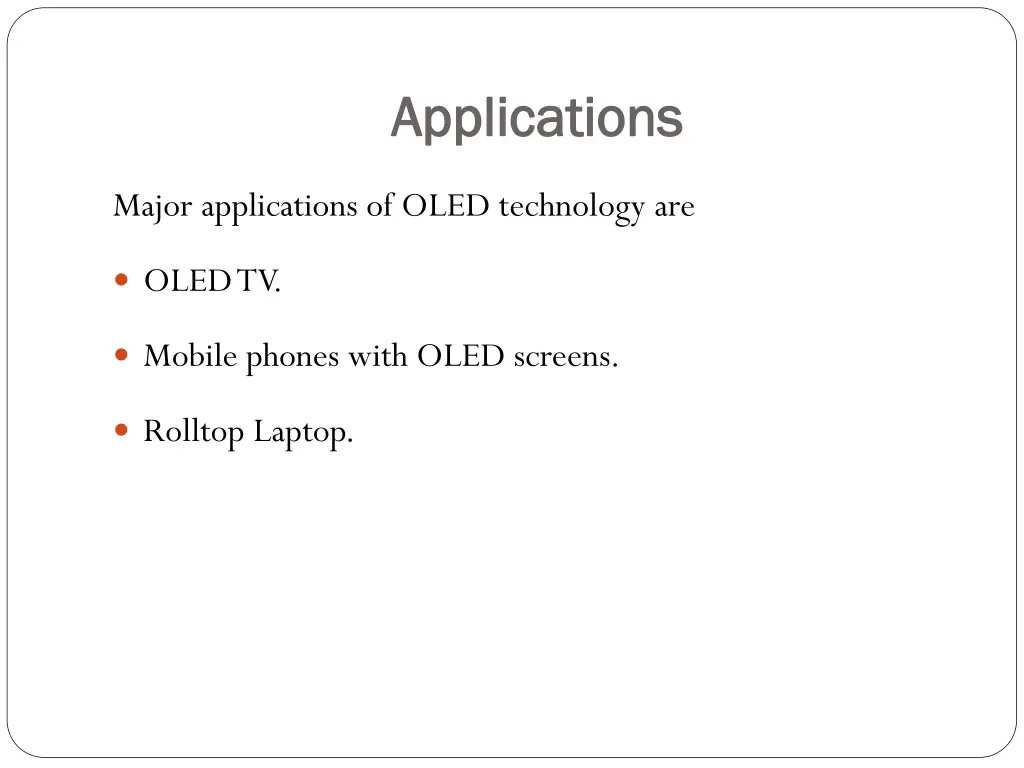 applications applications