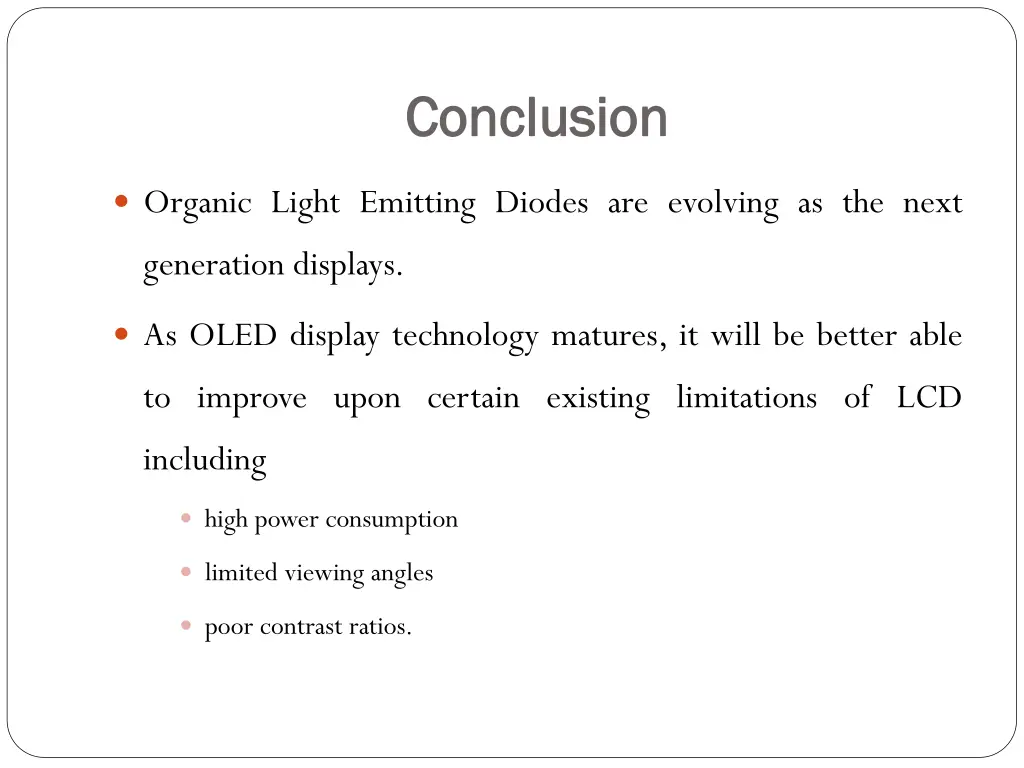 conclusion conclusion