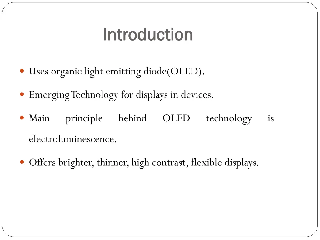 introduction introduction