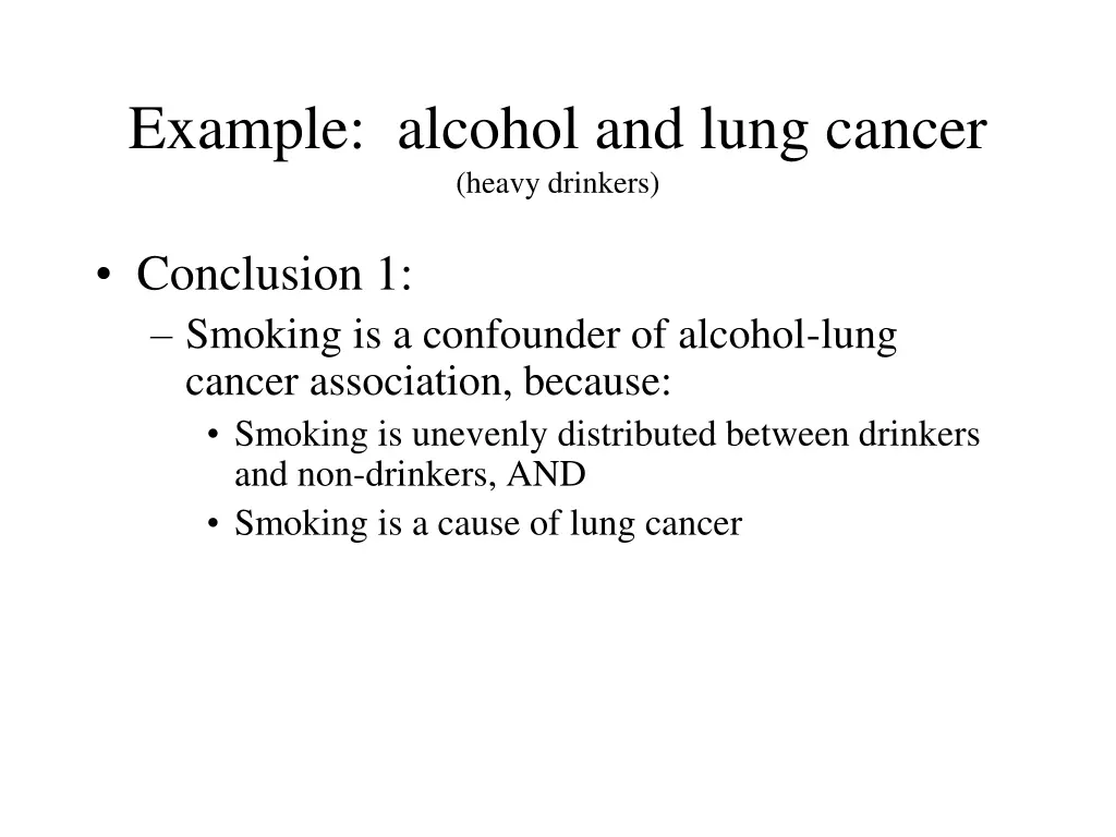 example alcohol and lung cancer heavy drinkers 2
