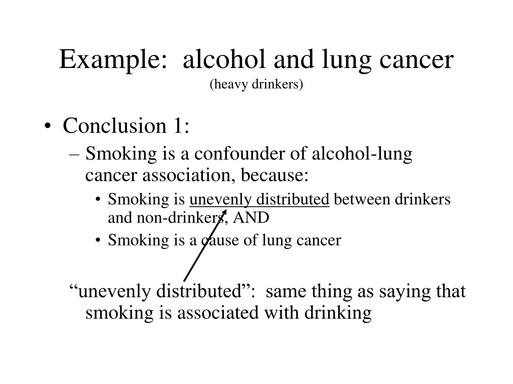 example alcohol and lung cancer heavy drinkers 3