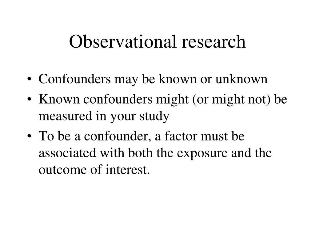 observational research 1