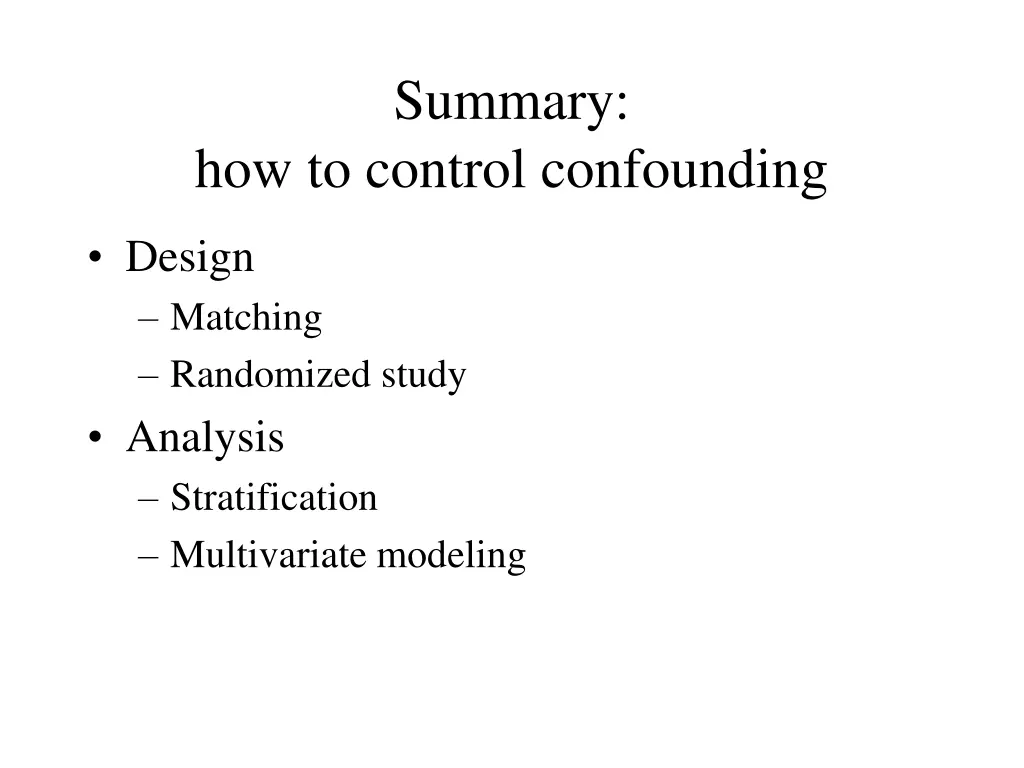 summary