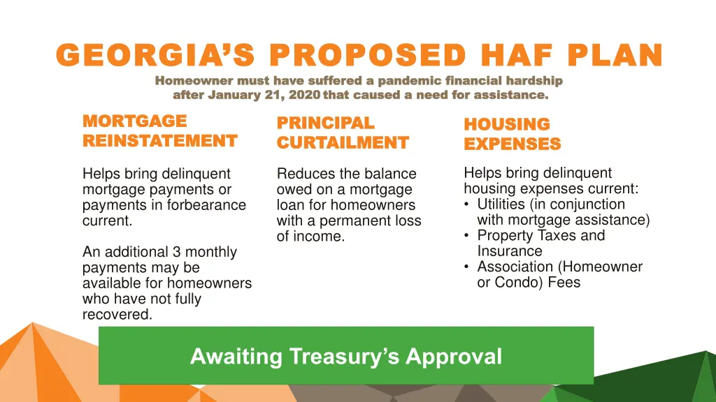 georgia s proposed haf plan georgia s proposed