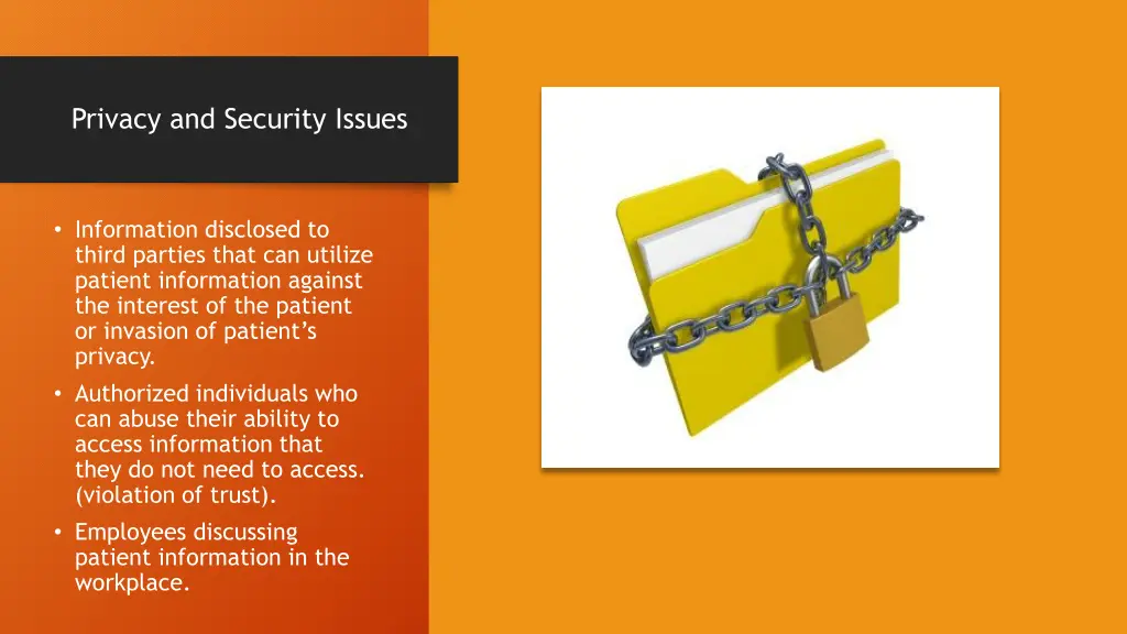 privacy and security issues