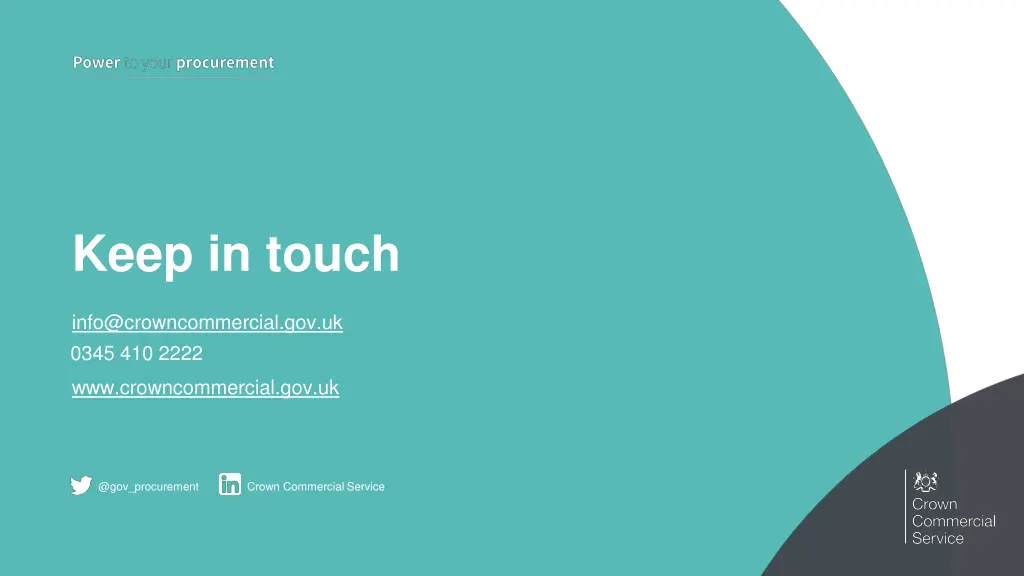 keep in touch