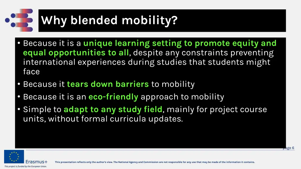 why blended mobility 1