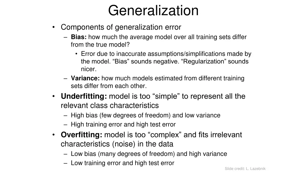 generalization 2