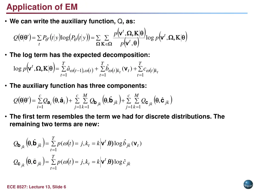application of em