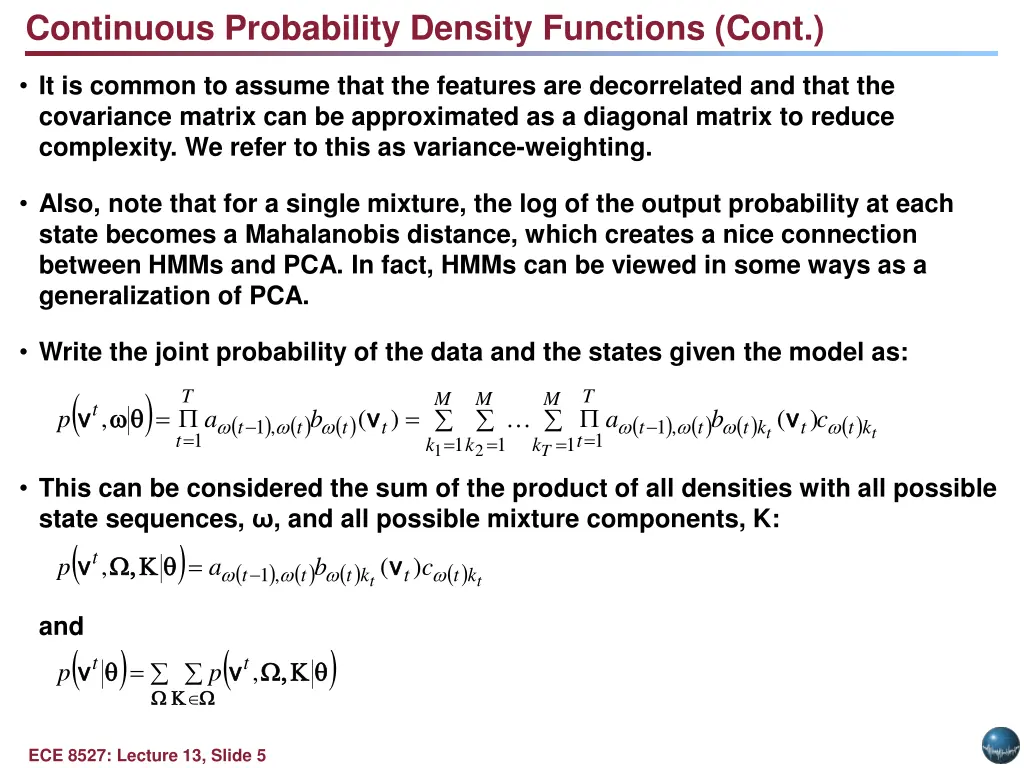 continuous probability density functions cont
