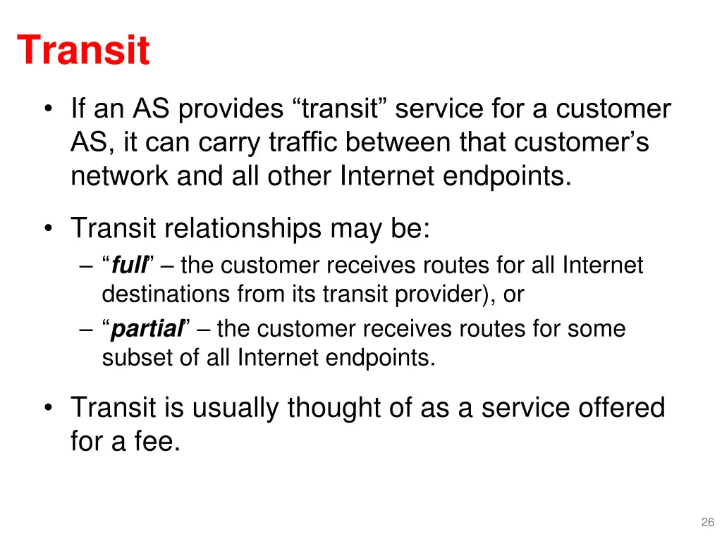 transit