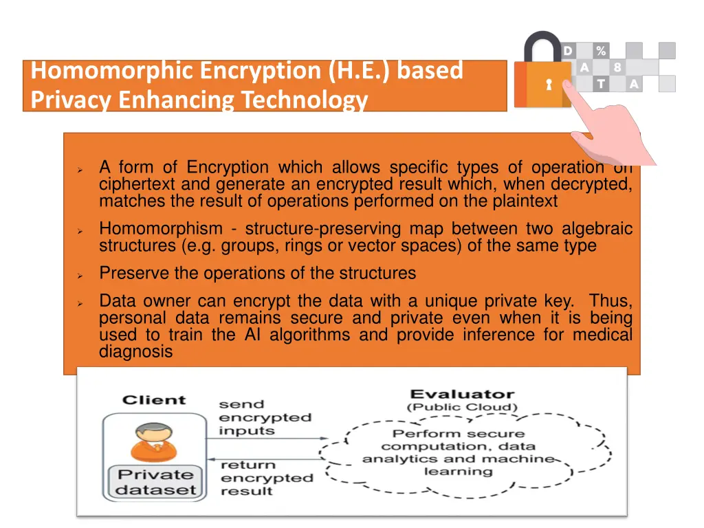 homomorphic encryption h e based privacy