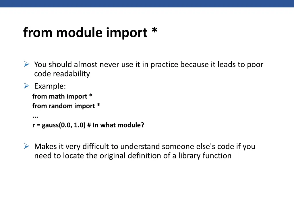 from module import 2