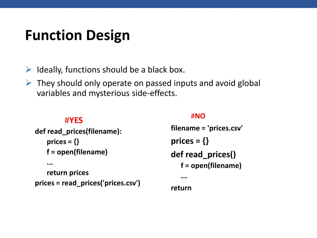 function design
