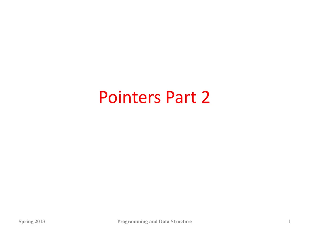 pointers part 2