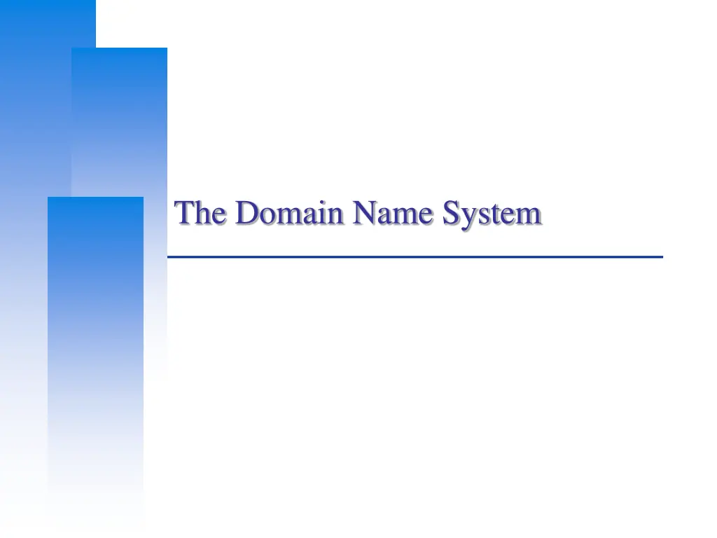 the domain name system