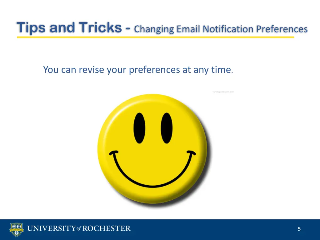 tips and tricks changing email notification 3