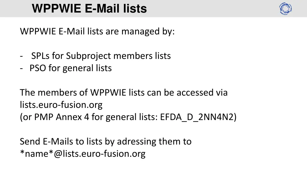 wppwie e mail lists 1