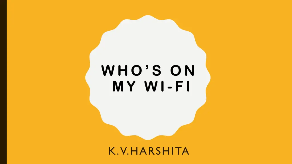 who s on my wi fi