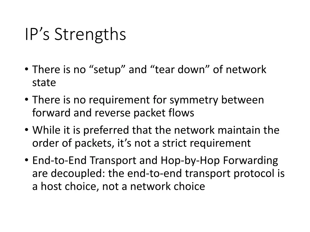 ip s strengths