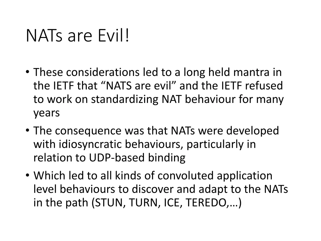 nats are evil