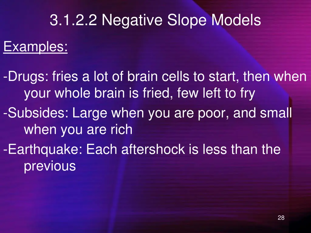 3 1 2 2 negative slope models