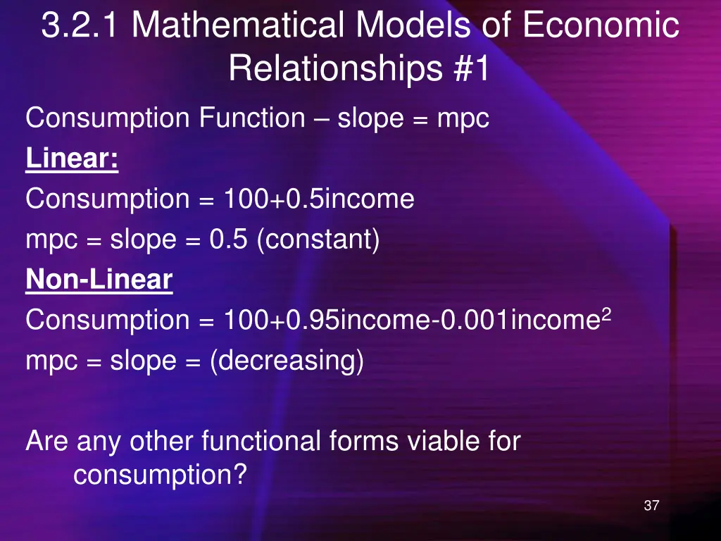 3 2 1 mathematical models of economic 3