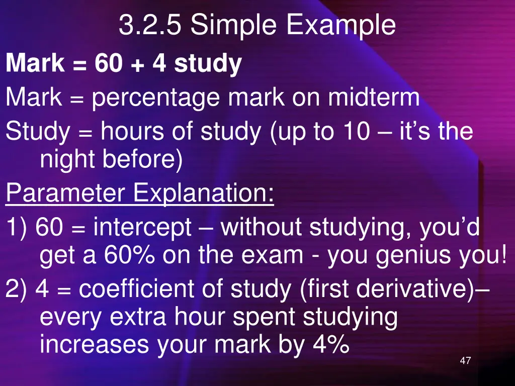 3 2 5 simple example mark 60 4 study mark