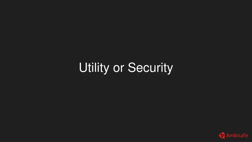 utility or security
