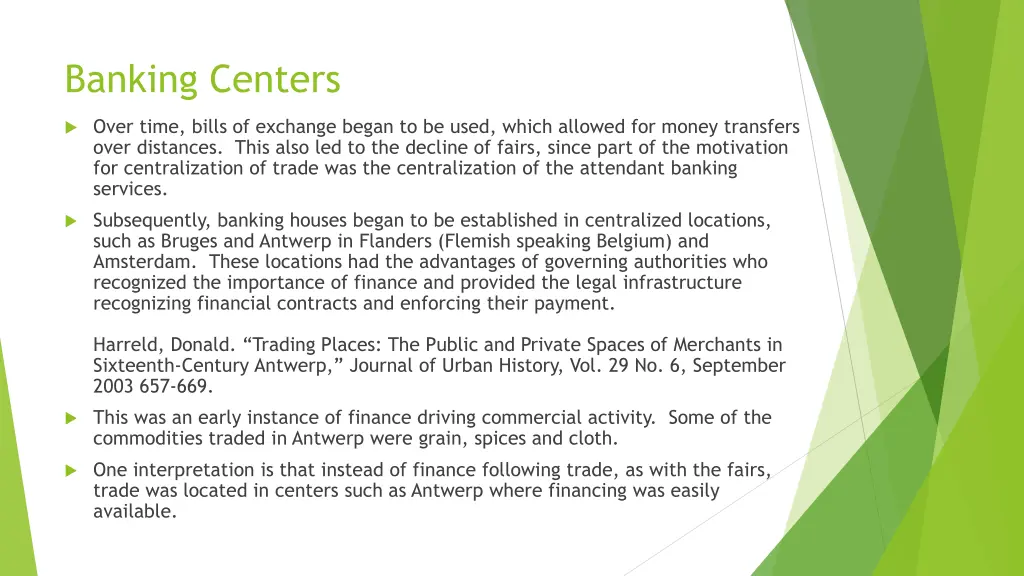 banking centers