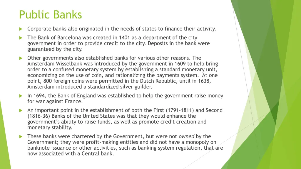 public banks