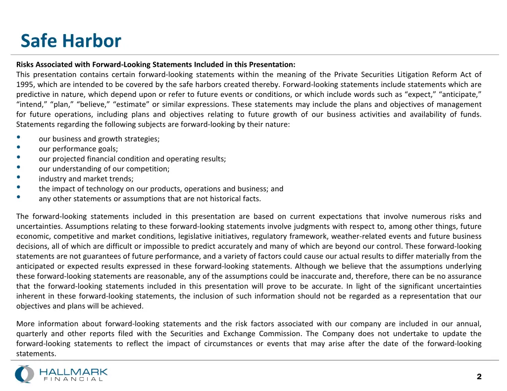 safe harbor