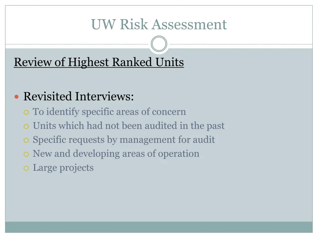 uw risk assessment 10