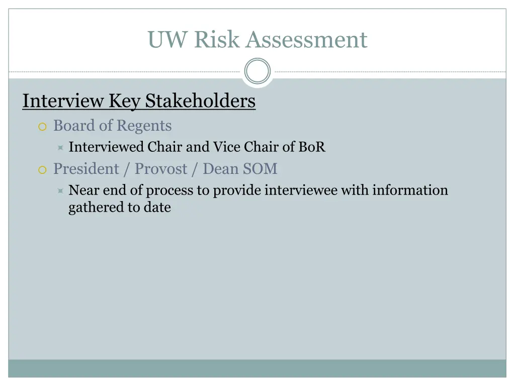 uw risk assessment 5