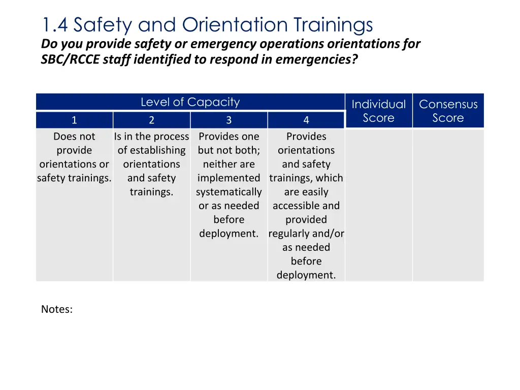 1 4 safety and orientation trainings