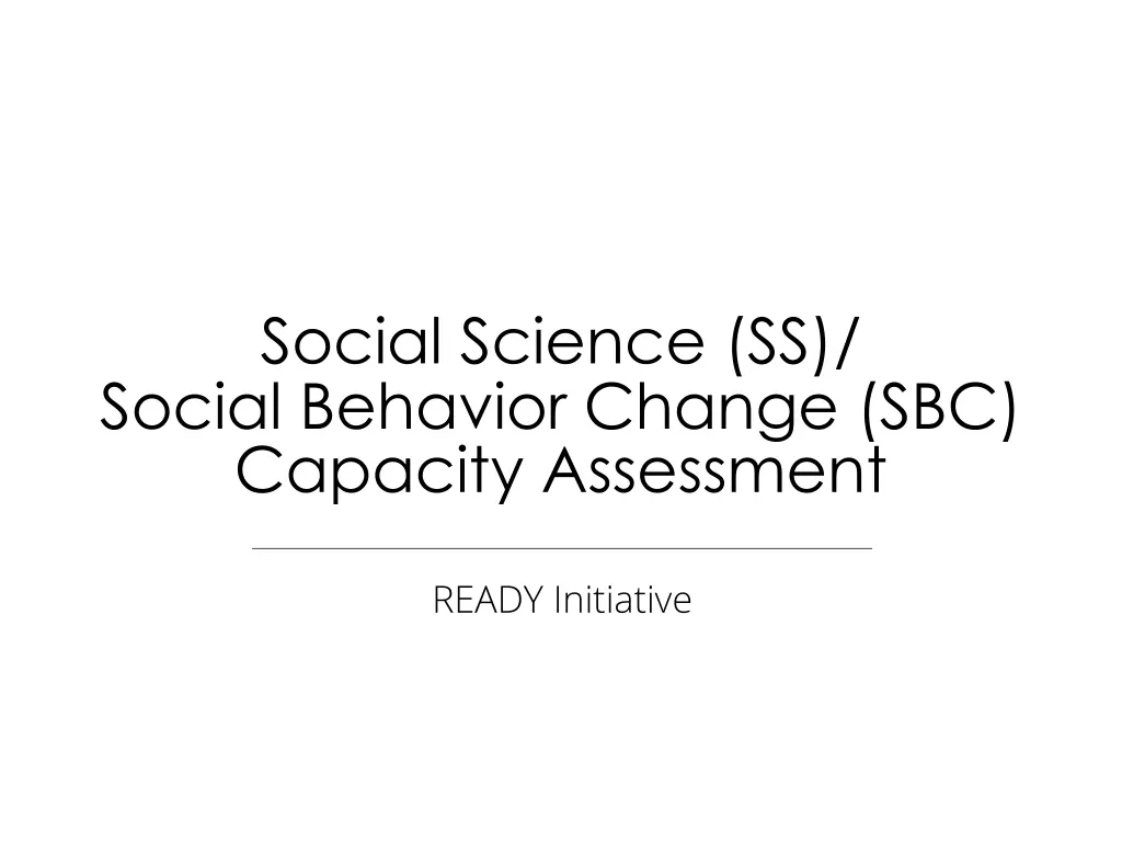 social science ss social behavior change