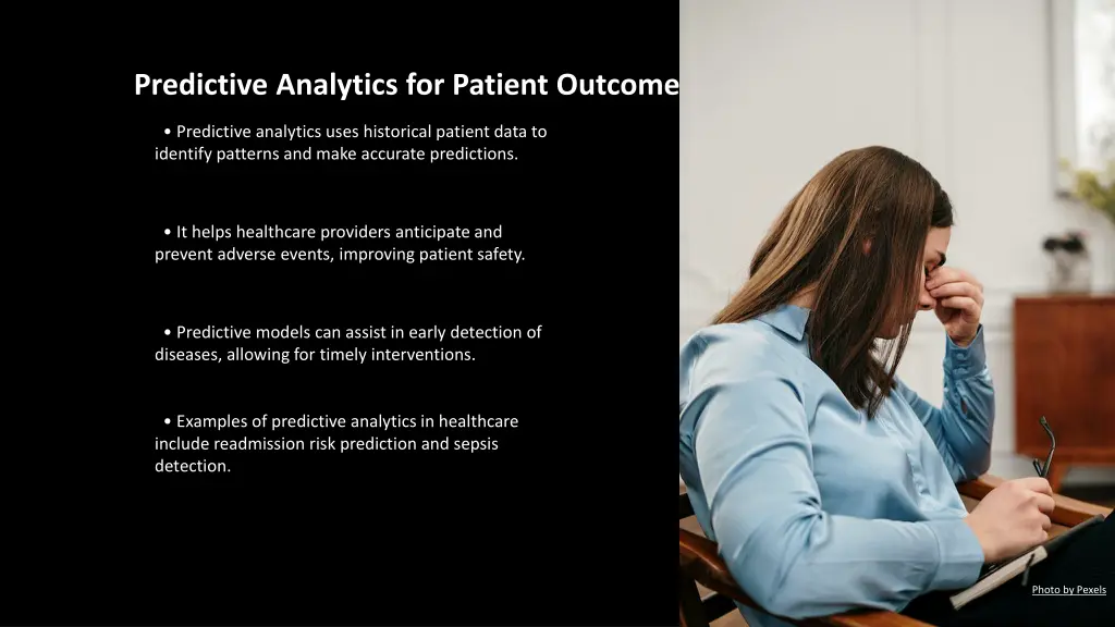 predictive analytics for patient outcomes