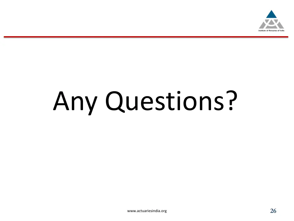 any questions