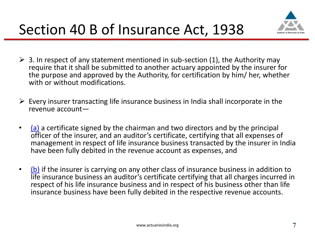 section 40 b of insurance act 1938 1
