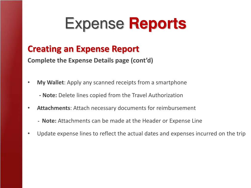 expense reports 2