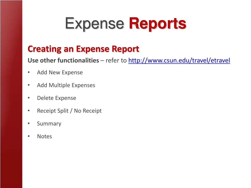 expense reports 5