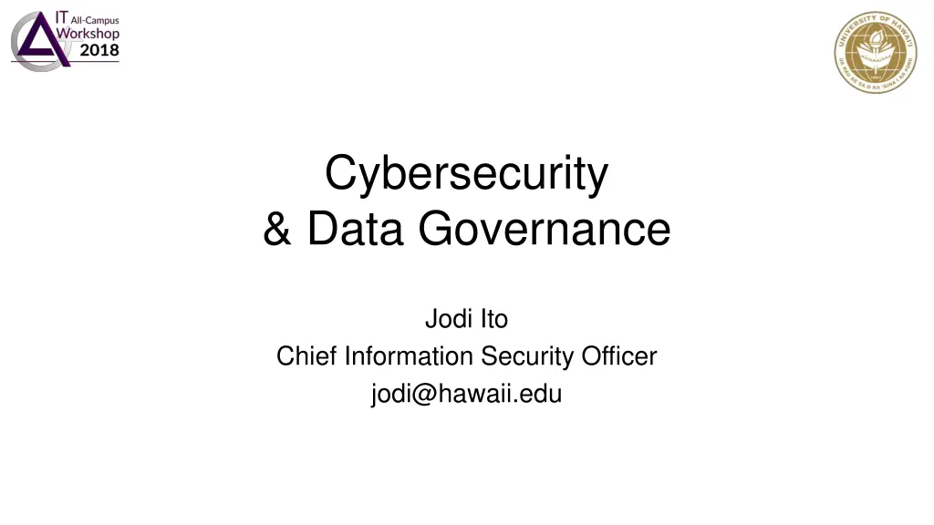 cybersecurity data governance